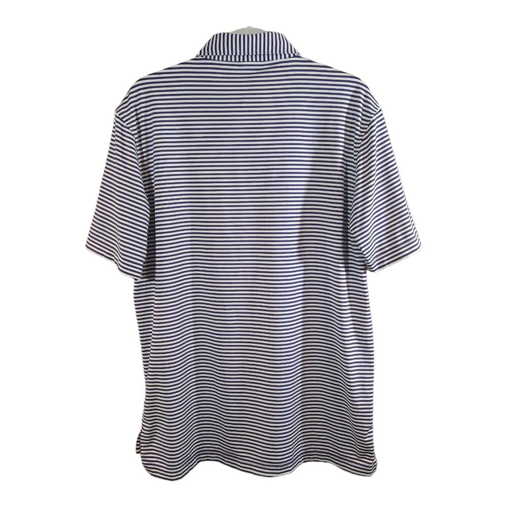 Peter Millar Summer Comfort Short Sleeve Striped Performance Golf Polo Men's M - Picture 5 of 7